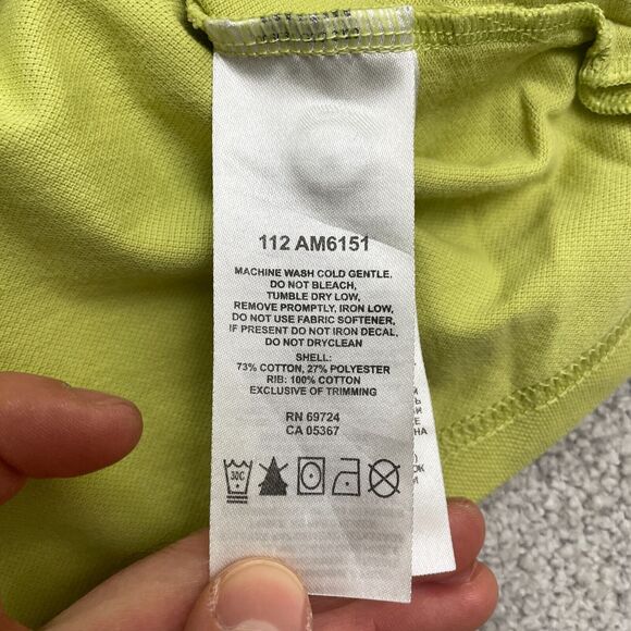 Columbia Omni Wick Polo Shirt Mens Medium Green Short Sleeve Outdoor Active Fish - Picture 5 of 9